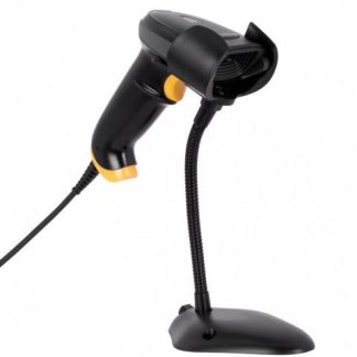 TECHZONE TZBESC3 LECTOR DE CODIGO DE BARRAS LED 1D - INCLUYE BASE Y CABLE