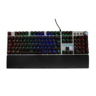 TECLADO GAMER VORTRED RESISTANCE RGB TECLADO MECANICO ALAMBRICO NEGRO-BLANCO (ESPANOL)