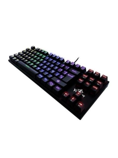 TECLADO GAMER YEYIAN SPARK SERIE 2000 RGB TECLADO MECANICO OUTEMU RED ALAMBRICO NEGRO (ESPANOL)