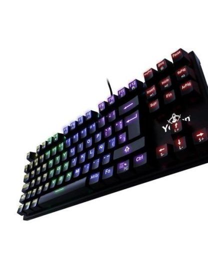 TECLADO GAMER YEYIAN SPARK SERIE 2000 RGB TECLADO MECANICO OUTEMU RED ALAMBRICO NEGRO (ESPANOL) - Image 2