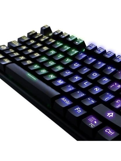 TECLADO GAMER YEYIAN SPARK SERIE 2000 RGB TECLADO MECANICO OUTEMU RED ALAMBRICO NEGRO (ESPANOL) - Image 3
