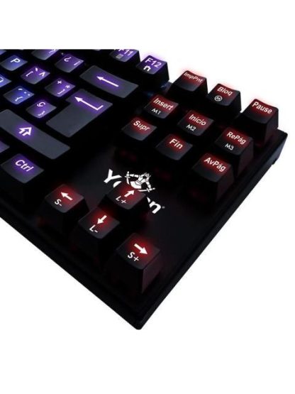 TECLADO GAMER YEYIAN SPARK SERIE 2000 RGB TECLADO MECANICO OUTEMU RED ALAMBRICO NEGRO (ESPANOL) - Image 4