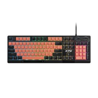 TECLADO GAMING XPG MERA SEEKER MEMBRANA SENSACION MECANICA ILUMINACION RGB NEGRO. SEEKER105ZBK-OGCES