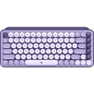 TECLADO LOGITECH POP KEYS TECLADO MECANICO INALAMBRICO MORADO (INGLES)