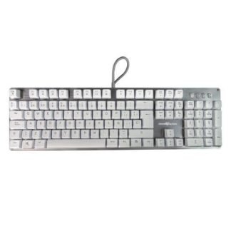 TECLADO MECANICO GAME FACTOR KBG400 RAINBOW SWITCH RED USB BLANCO 