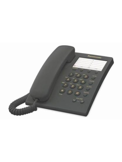 TELEFONO ANALOGICO PANASONIC KXTS550MEB ANALOGICA ESCRITORIO-PARED NEGRO