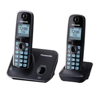 TELEFONO INALAMBRICO PANASONIC KXTG4112MEB ESCRITORIO NEGRO SI SI LCD