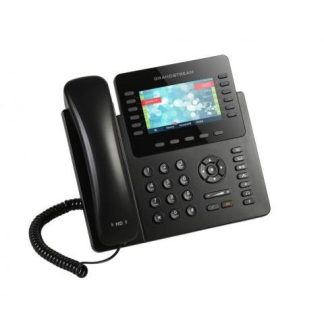 TELEFONO IP DE 12 LINEAS CON 6 CUENTAS SIP GIGABIT CON POE CONFERENCIA DE 5 VIAS SIP BLUETOOTH INCLUYE SU FUENTE DE ALIMENTACION