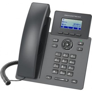 TELEFONO IP DE 2 LINEAS CON 2 CUENTAS SIP CONFERENCIA DE 5 VIAS ETHERNET SIN POE PERO SI INCLUYE SU FUENTE DE ALIMENTACION
