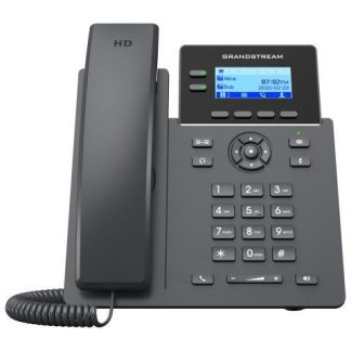 TELEFONO IP DE 2 LINEAS CON 4 CUENTAS SIP CONFERENCIA DE 5 VIAS IFI ETHERNET CON POE PERO NO INCLUYE SU FUENTE DE ALIMENTACION