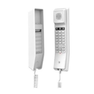 TELEFONO IP HOTELERO 2 LINEAS CON 2 CUENTAS SIP CONFERENCIA DE 3 VIAS POE GDMS COLOR BLANCO