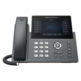 TELEFONO IP PROFESIONAL CARRIER DE 12 LINEAS CON 6 CUENTAS SIP WIFI BLUETOOTH PANTALLA TACTIL 7 PULGADAS GDMS GIGABIT CON POE