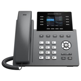 TELEFONO IP PROFESIONAL CARRIER DE 8 LINEAS CON 6 CUENTAS SIP WIFI BLUETOOTH GDMS GIGABIT CON POE