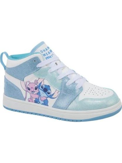 TENIS CASUAL BOTA STITCH GLITTER AZUL DISNEY - Image 2