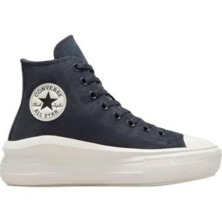 TENIS CASUAL CHUCK TAYLOR ALL STAR MOVE PLATFORM COLORFUL SUEDE NEGRO CONVERSE