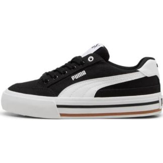 TENIS CASUAL COURT CLASSIC VULC FS JR BLANCO/NEGRO PUMA
