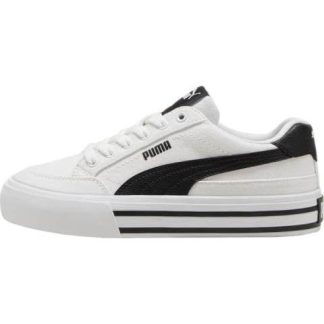TENIS CASUAL COURT CLASSIC VULC FS JR BLANCO/NEGRO PUMA