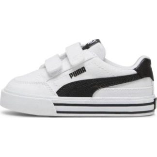TENIS CASUAL COURT CLASSIC VULC FS V INF BLANCO/NEGRO PUMA