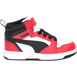 TENIS CASUAL REBOUND V6 MID AC+ PS BLANCO/NEGRO PUMA