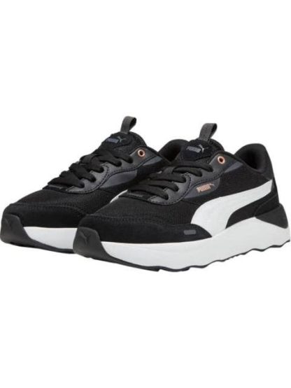 TENIS CASUAL RUNTAMED PLATFORM BLANCO/NEGRO PUMA - Image 2