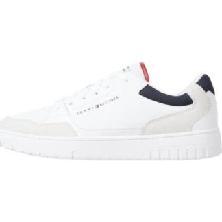 TENIS CASUAL TH BASKET CORE LTH MIX ESS BLANCO TOMMY HILFIGER