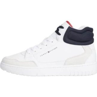 TENIS CASUAL TH BASKET CORE MIDCUT BLANCO TOMMY HILFIGER