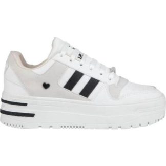 TENIS URBANO PLATAFORMA CORAZON BEIGE GOSH