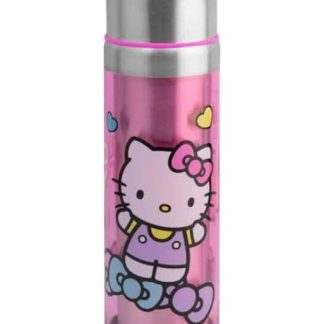 TERMO ACERO INOXIDABLE BALA MULTICOLOR HELLO KITTY