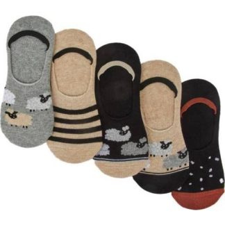 TIN INVISIBLE SET DE 5 PARES UNITALLA DAMA MULTICOLOR LOVE TO LOUNGE