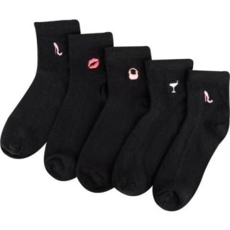TINES SET 6 PARES UNITALLA DAMA NEGRO LOVE TO LOUNGE