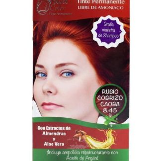 TINTE RUBIO COBRIZO CAOBA 150 ML VELVET COLOR