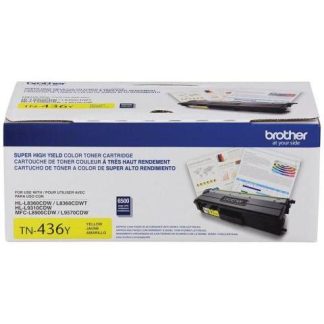 TONER BROTHER TN436 SUPER ALTO RENDIMIENTO AMARILLO 6.500 PAGINAS