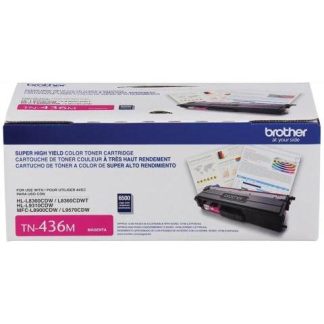 TONER BROTHER TN436 SUPER ALTO RENDIMIENTO MAGENTA 6.500 PAGINAS