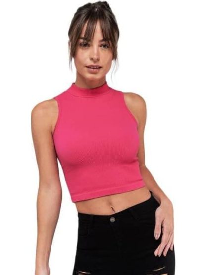 TOP SIN MANGAS ROSA HOLLY LAND