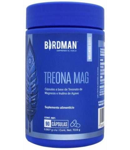 TREONATO DE MAGNESIO 90 CAP BIRDMAN