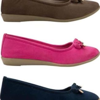 TRIPACK BALLERINAS CON MOÑO MULTICOLOR MIRAGE