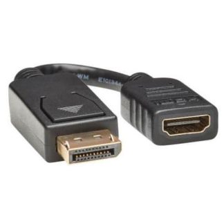 TRIPP LITE ADAPTADOR DISPLAYPORT MACHO - HDMI HEMBRA 1080P 15CM NEGRO