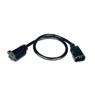 TRIPP LITE BY EATON CABLE DE PODER IEC-320-C14 - NEMA 5-15R 60CM NEGRO