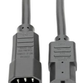 TRIPP LITE BY EATON CABLE DE PODER PARA USO PESADO IEC-320-C14 - IEC-320-C13 1.83 METROS NEGRO