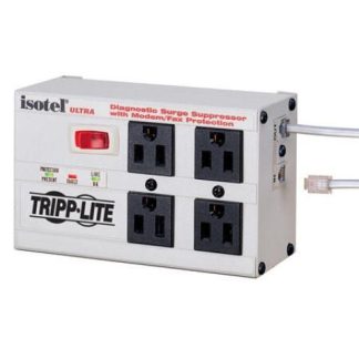 TRIPP LITE BY EATON LIMITADOR DE TENSION ULTRA ISOBAR CON LUCES 2700J 4 CONTACTOS