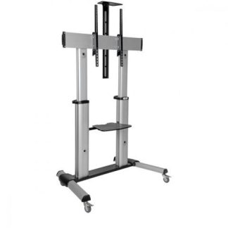 TRIPP LITE BY EATON SOPORTE MOVIL DE PISO DMCS60100XX PARA PANTALLA 60 - 100 HASTA 100KG PLATA-NEGRO