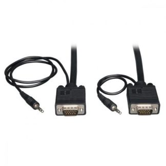 TRIPP LITE CABLE COAXIAL PARA MONITOR VGA (D-SUB) MACHO - VGA (D-SUB) MACHO 1.83 METROS NEGRO