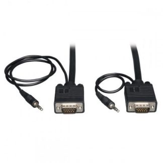 TRIPP LITE CABLE COAXIAL PARA MONITOR VGA (D-SUB) MACHO - VGA (D-SUB) MACHO 9.14 METROS NEGRO
