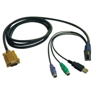 TRIPP LITE CABLE COMBINADO PARA MULTIPLEXORES KVM USB-PS2 3 METROS