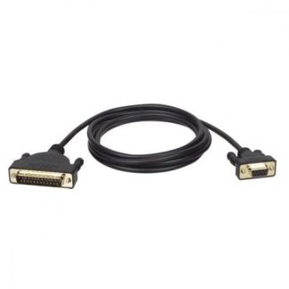 TRIPP LITE CABLE DB9 HEMBRA - DB25 MACHO 1.83 METROS NEGRO