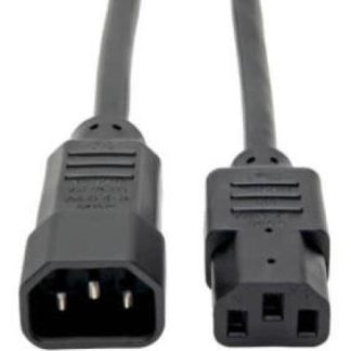TRIPP LITE CABLE DE PODER PARA PC C14 COUPLER MACHO - C13 HEMBRA COUPLER 30.5CM NEGRO
