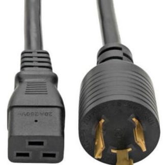TRIPP LITE CABLE DE PODER PARA PDU-UPS C19 COUPLER MACHO - NEMA L6-20P HEMBRA 4.3 METROS NEGRO
