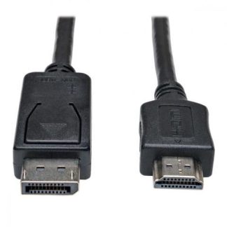 TRIPP LITE CABLE DISPLAYPORT MACHO - HDMI MACHO 1.83 METROS NEGRO
