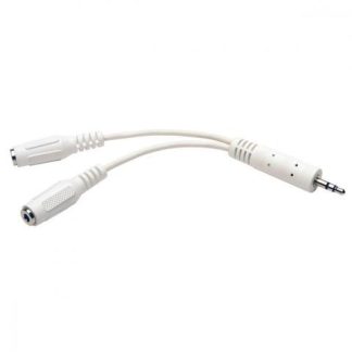 TRIPP LITE CABLE DIVISOR EN Y 3.5MM MACHO 2X 3.5MM HEMBRA 15CM BLANCO