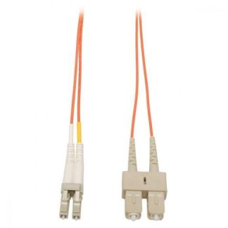 TRIPP LITE CABLE FIBRA OPTICA DUPLEX LC MACHO - SC MACHO 62.5-125 3 METROS NARANJA